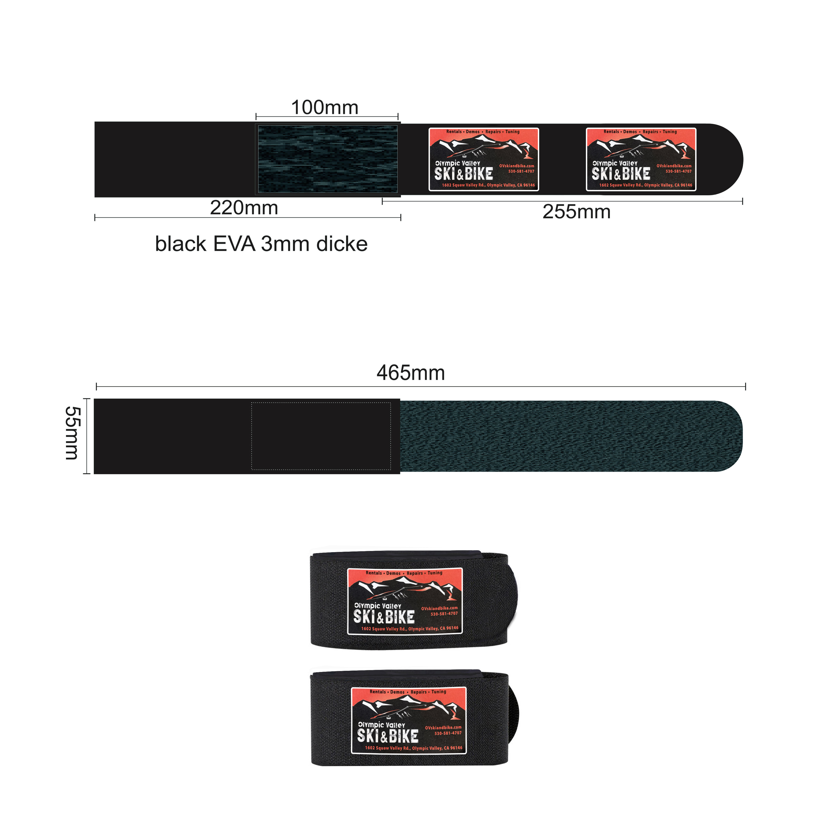 Profilerte skistropper med borrelås og logo – Perfekt for vintersport - reklameartiklerlogo.com