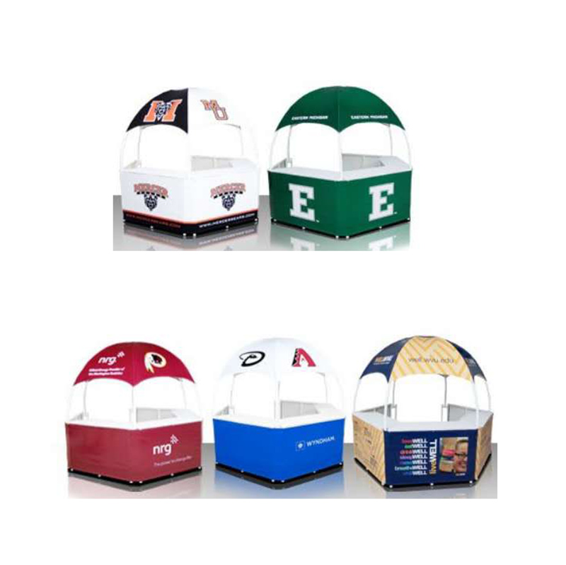 	Tilpassede trykte paviljonger