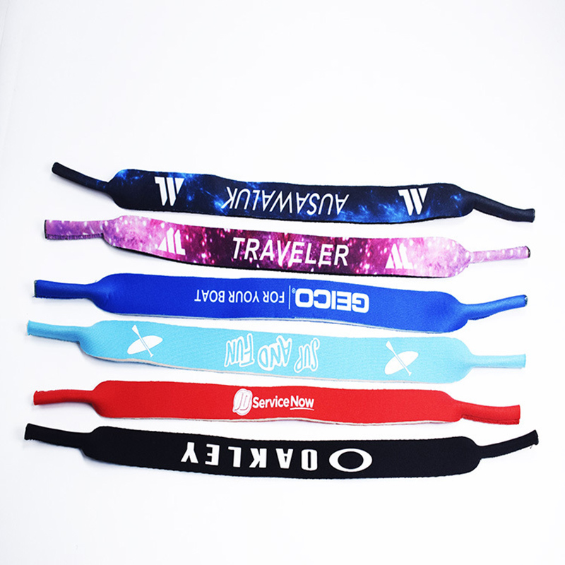 	Neopren-brilleremmer med tilpasset logo