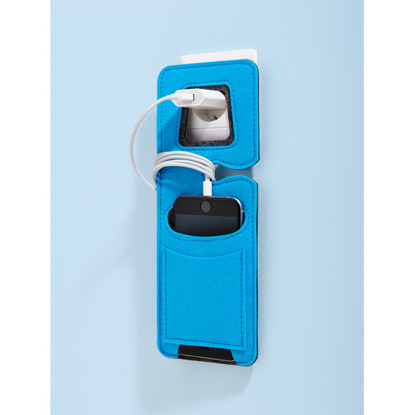 	Tilpassede filt-telefonholdere med logo