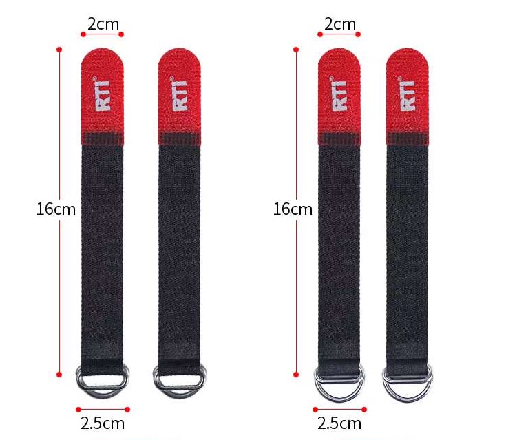 	Kabelstrips med borrelås og logo