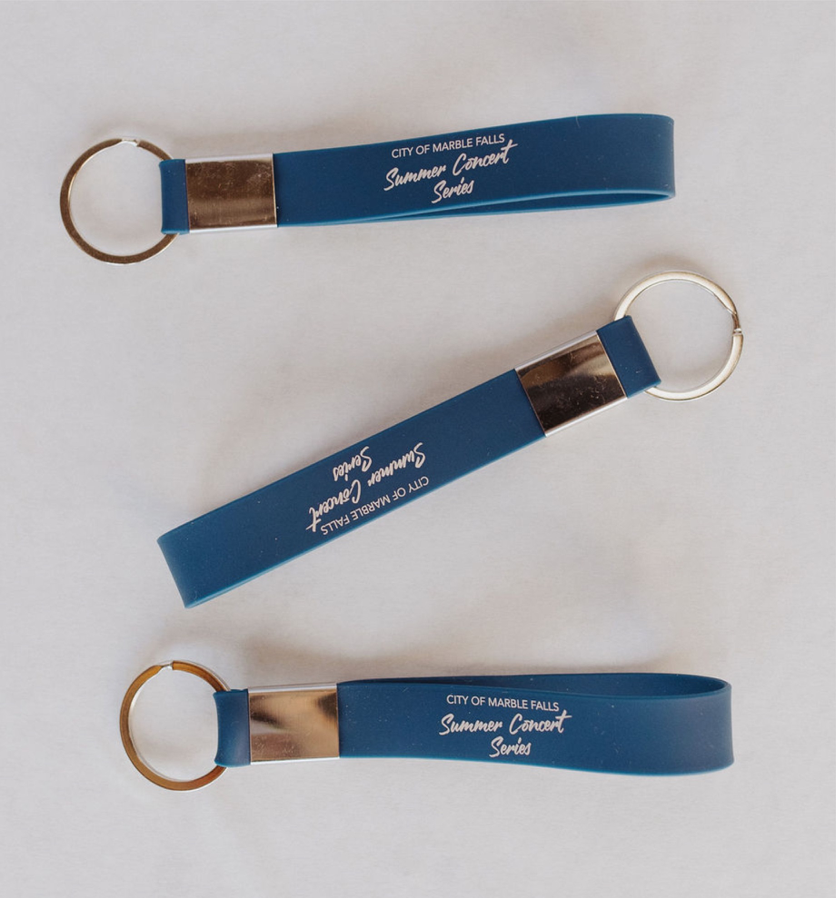 	Personlige silikon-nøkkelringer med logo