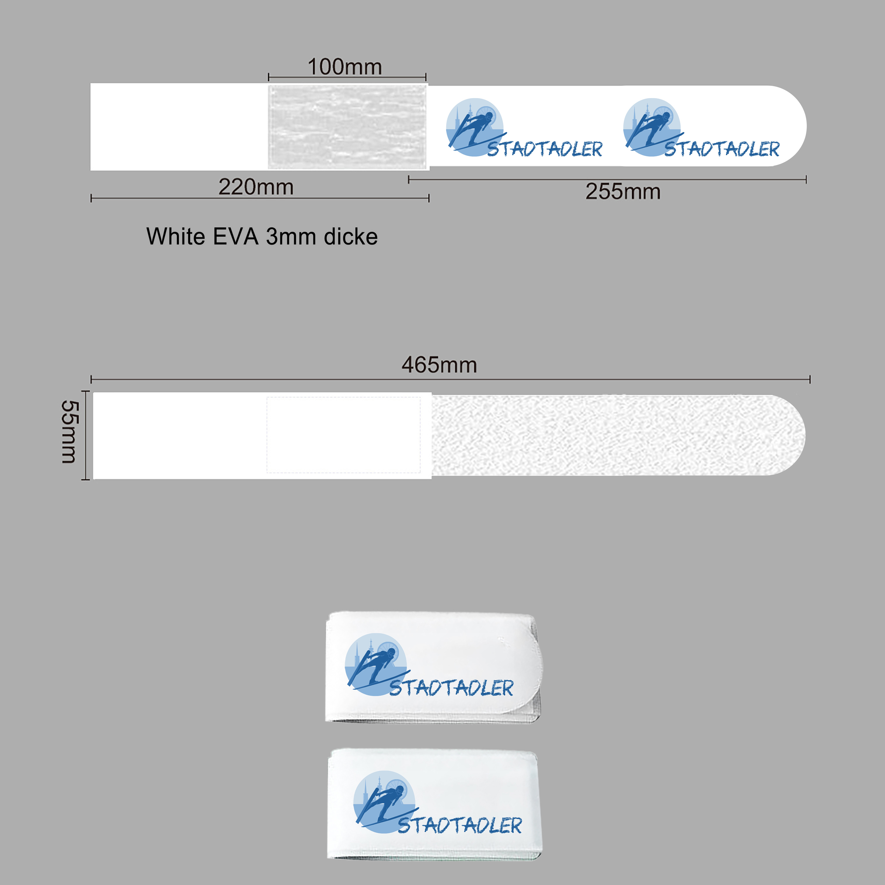 	Skibånd med eget trykk