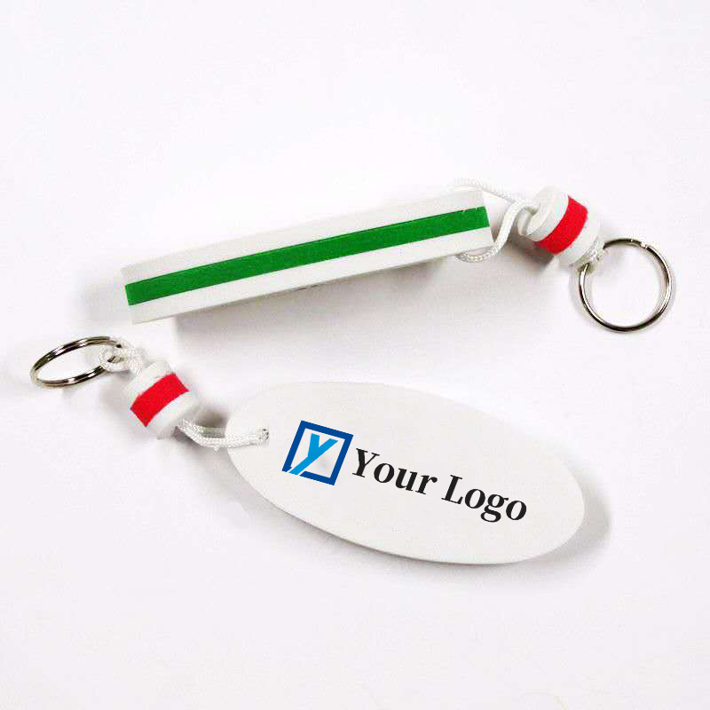 	Tilpassede EVA-skum nøkkelringer med logo eller tekst