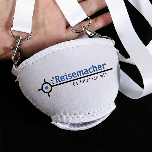 	Neopren vinglasholder med logo