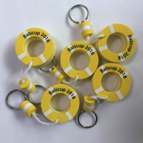 Flytende nøkkelringer med trykk for firmaprofilering