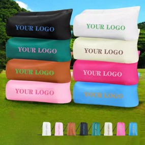 Oppblåsbar strandsofa med logo – Tilpasset XXL oppblåsb...