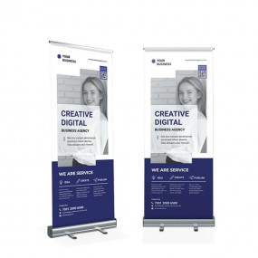 Roll-up-banner med logo – Tilpassede roll-up-display | ...