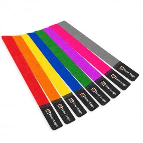 Egendefinerte borrelåsstropper med logo – Personlige ka...