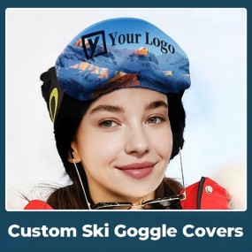 Egendefinerte skibrilledeksler med logo – Personlige og...