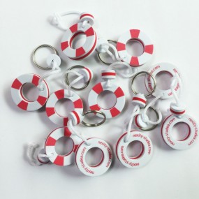 Nøkkelring i EVA-skum med logo – flyter på vannet