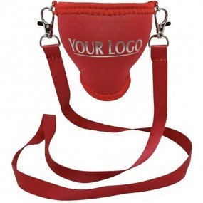 Neopren vinglasholder med logo – slitesterk reklamearti...