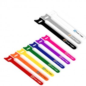 Egendefinerte borrelåsstropper med logo – Personlige ka...