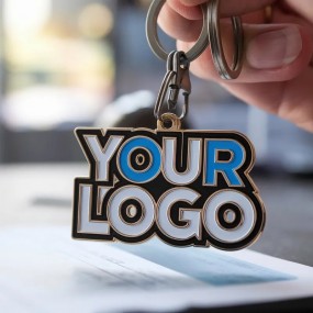 Profilnøkkelringer med eget logo | Firmagaver & reklame...