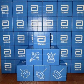 Rubiks kube med logo – Tilpasset 3x3 reklamekube som fi...