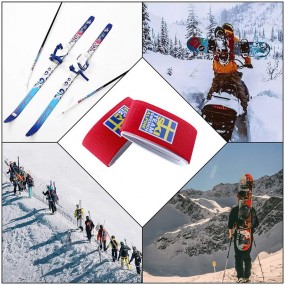 Skistropper med logo – Tilpassede Skifix og skiklemmer ...