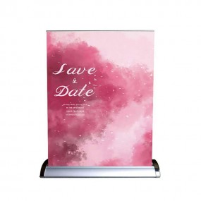 Mini roll-up i A4/A3 med logo – Tilpassede bord- og skr...