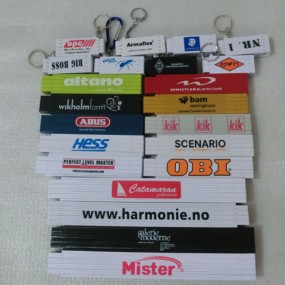 Sammenleggbare linjaler med logo – Tilpassede reklame-l...