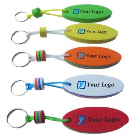 Flytende nøkkelring i EVA-skum for bedrifter