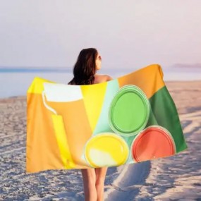 Tilpassede Strandhåndklær med Logo – Personlige Strand-...