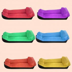 Oppblåsbar strandsofa med logo – Tilpasset XXL oppblåsb...