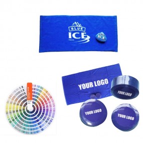 Magisk håndkle med logo for messer og events