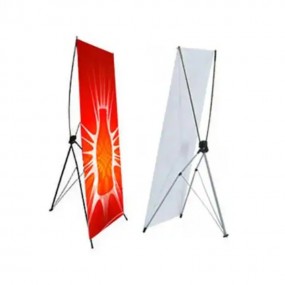 X-stand banner med logo – Tilpassede personlige X-banne...
