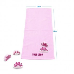 Magiske håndklær med trykk for markedsføring