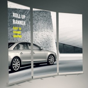 Roll-up-banner med trykk – Tilpassede roll-ups og displ...