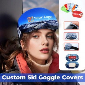 Egendefinerte skibrilledeksler med logo – Personlige og...
