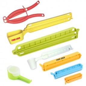 Bagklips med logo – Tilpassede trykte poseklips som pro...