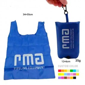 Egendefinerte sammenleggbare handlenett med logo – Tilp...