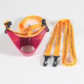 PVC vinglasholder med logo